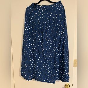 Sezane Nelly polka dot skirt
